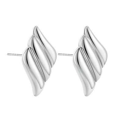 Klara | Sparkling Twist | Silver Earrings