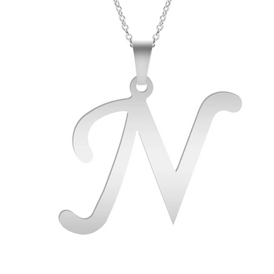 Nova | Your Letter, Your Shine | Silver Necklace