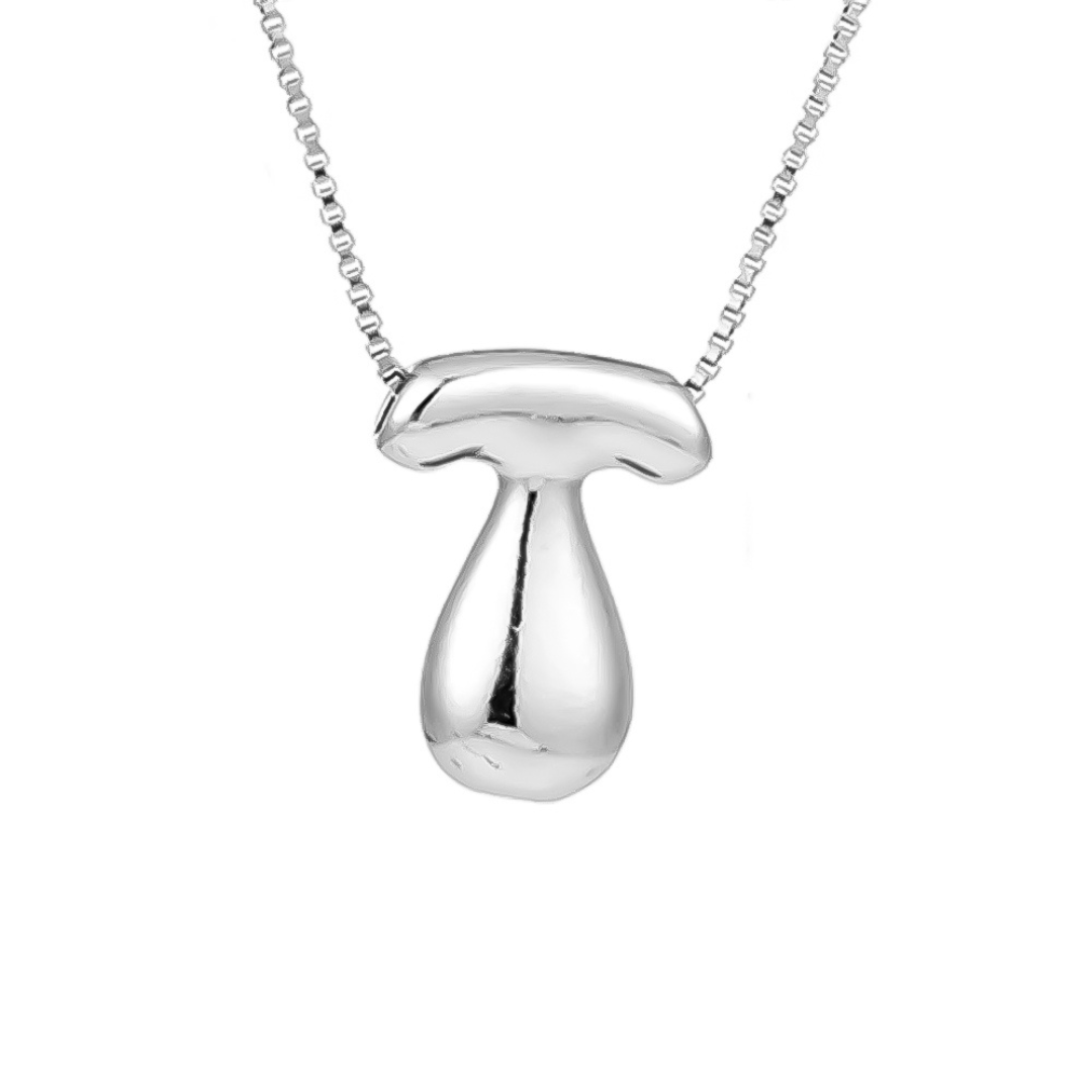 Seraphina | Bubbly Letters | Silver Necklace