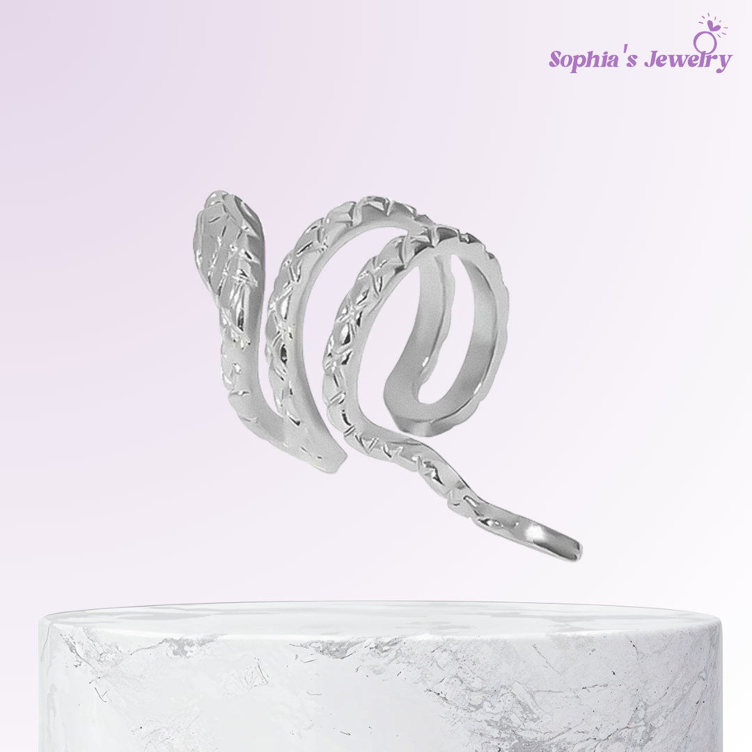 Sienna | Serpent Shine | Silver Earrings